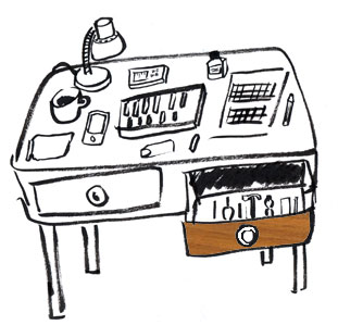 Work table illustration